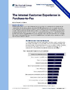 The Internal Customer Experience in P2P The Internal Customer Experience in P2P