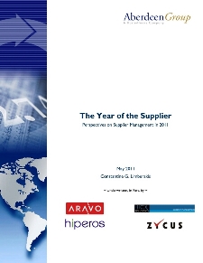 The year of the Supplier: Perspectives on Supplier Management The year of the Supplier: Perspectives on Supplier Management