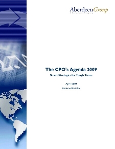 The CPO's Agenda 2009: Smart Strategies for Tough Times The CPO's Agenda 2009: Smart Strategies for Tough Times
