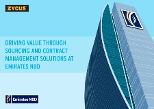 Driving Value Through Sourcing and Contract Management at Emirates NBD Driving Value Through Sourcing and Contract Management at Emirates NBD