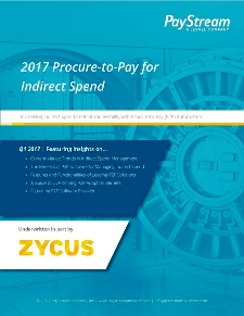 2017 Procure-to-Pay for Indirect Spend - PayStream Research Report