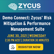 Zycus’ Risk Mitigation & Performance Management Suite