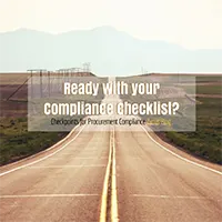 Checkpoints for Procurement Compliance