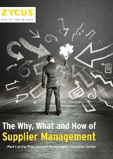 The Why What and How of Supplier Management