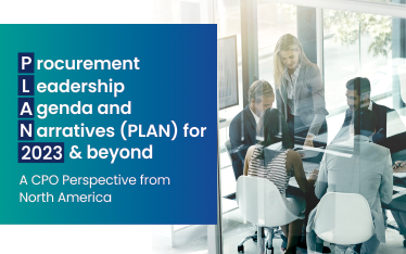 Procurement Leadership Agenda & Narratives: PLAN 2023