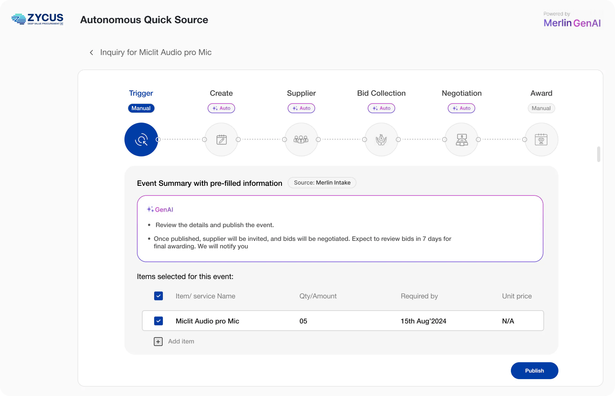 Procurement Orchestration