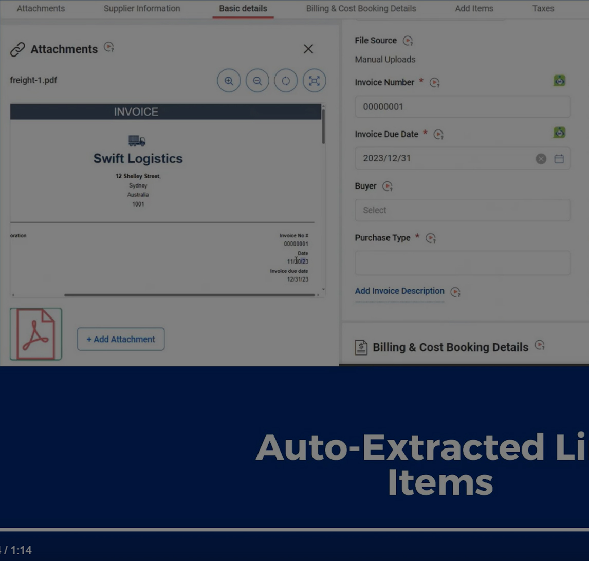 Merlin Invoice Field Genie