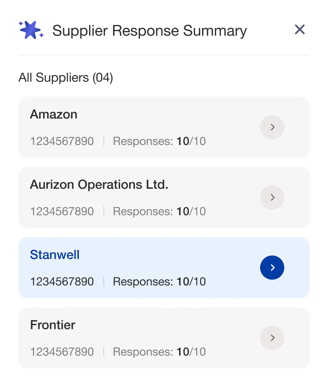 Supplier-Response-Summary