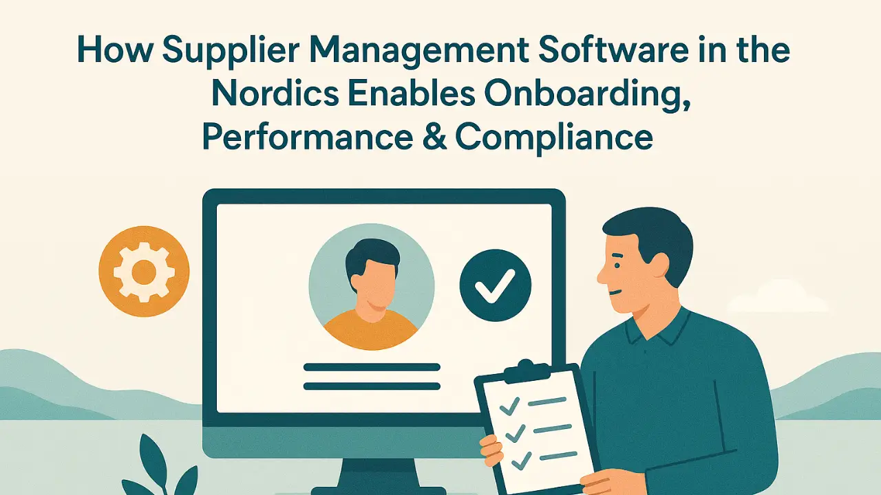 Supplier management software in nordics