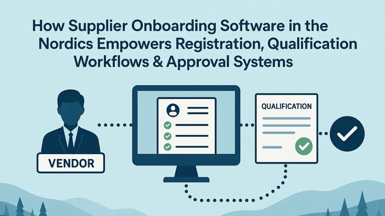 supplier onboarding software in nordics