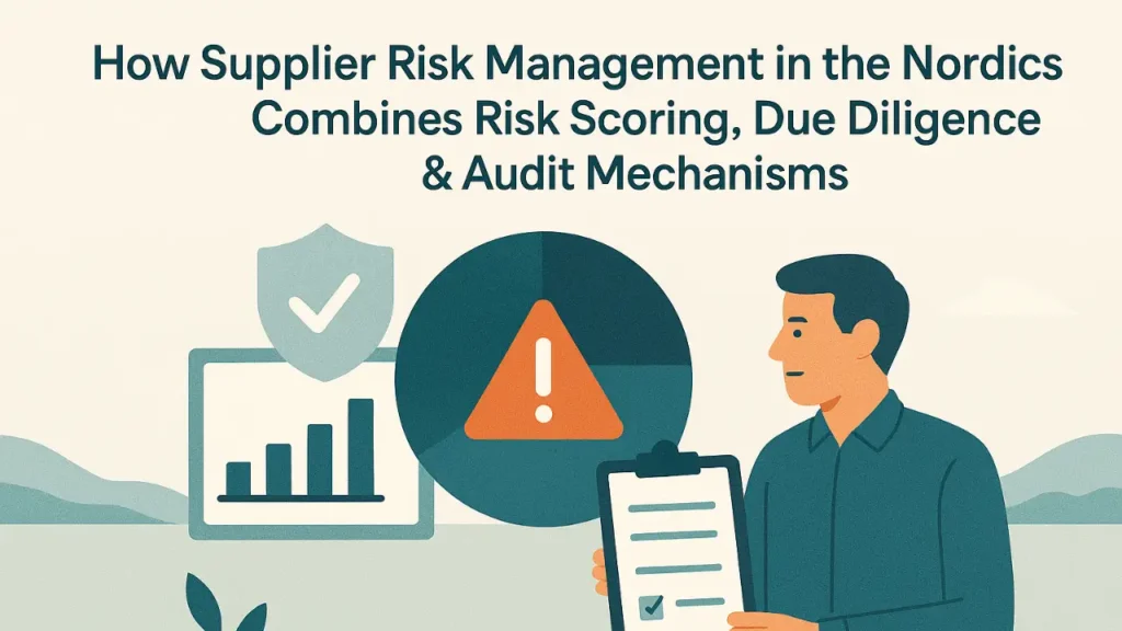 supplier risk management in nordics
