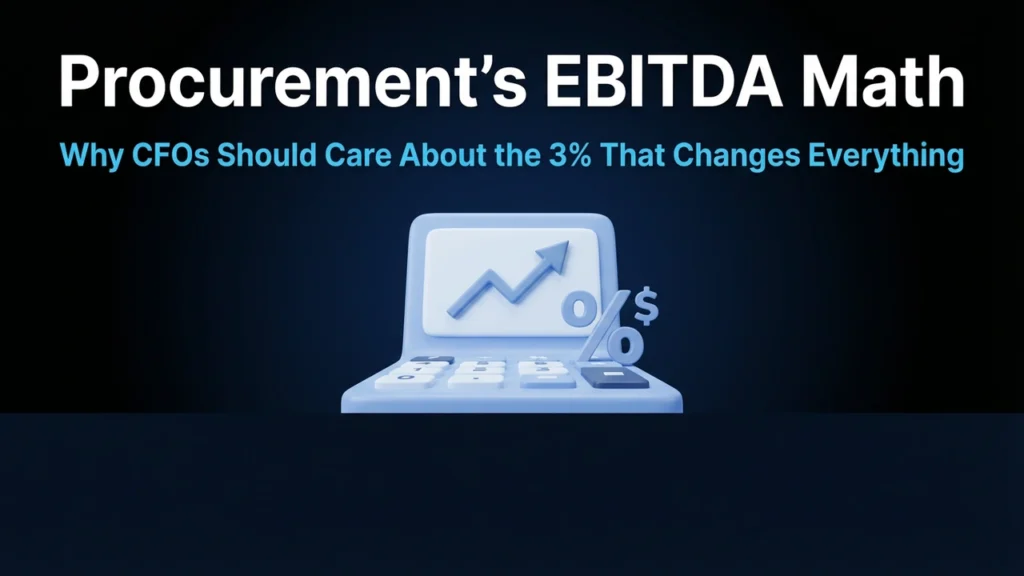 Procurement EBITDA - Why CFO should care