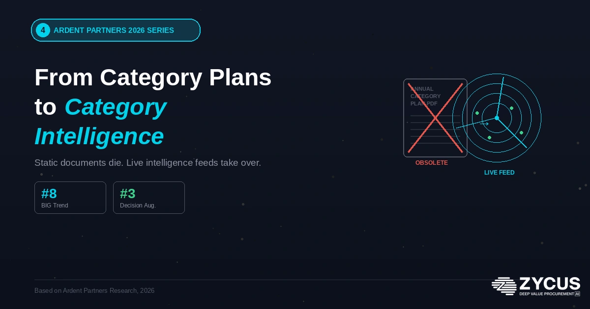 Ardent Partners category intelligence procurement