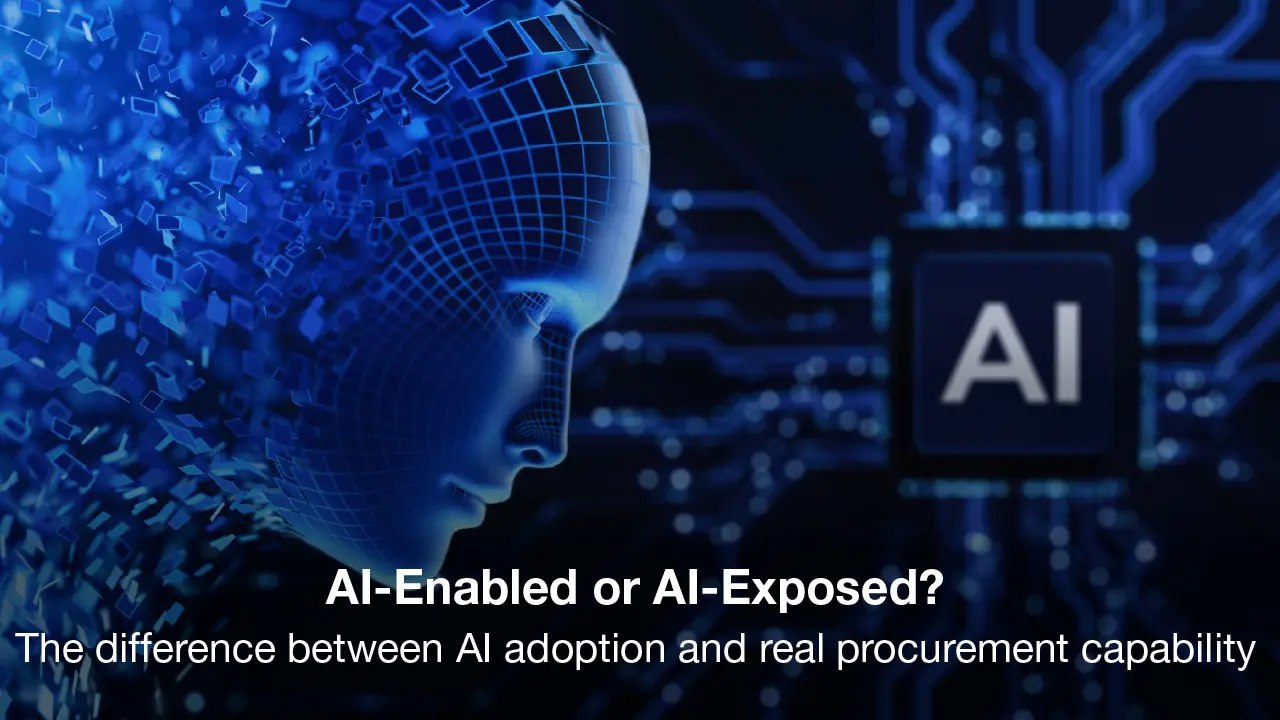 AI-enabled vs AI-exposed procurement