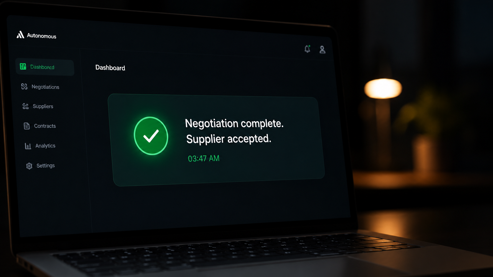 Autonomous Negotiation