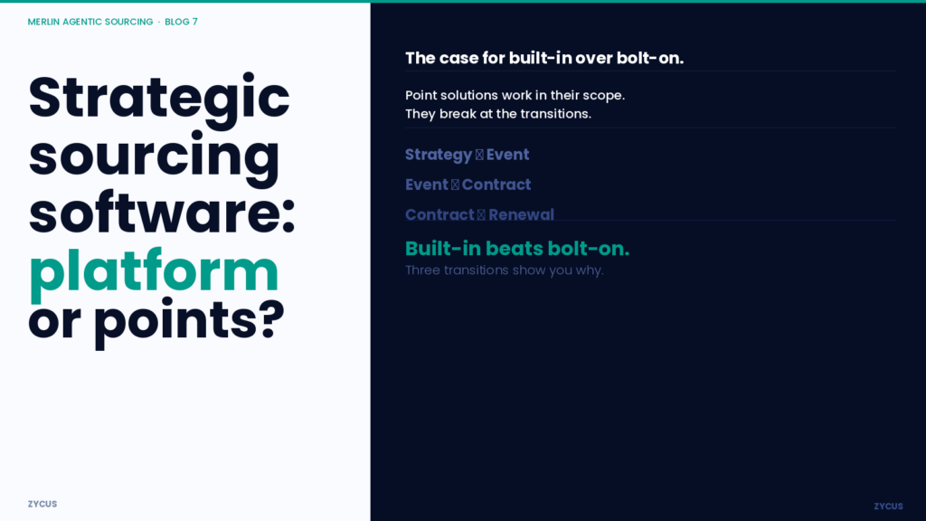 Strategic Sourcing Software: Platform vs. Point Solution - Zycus Inc.