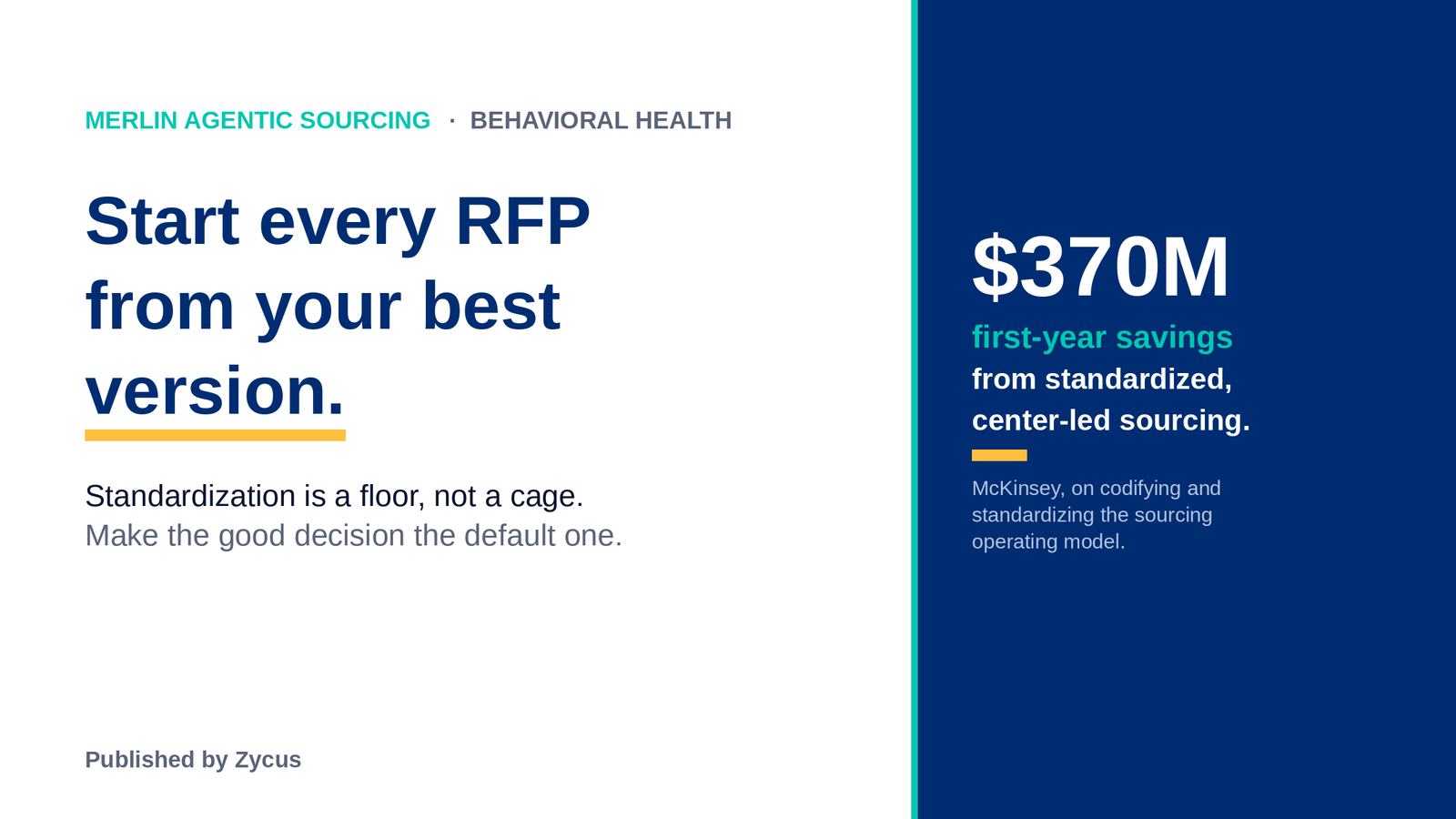 Standardized RFP Templates for Behavioral Health Procurement