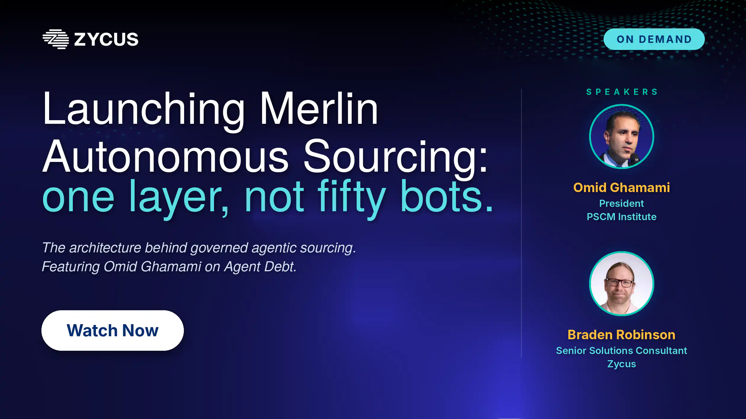 LAUNCHING MERLIN AUTONOMOUS SOURCING: ONE LAYER, NOT FIFTY BOTS