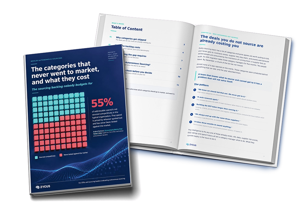 Why 55% of Addressable Spend Never Gets Competed | Ebook