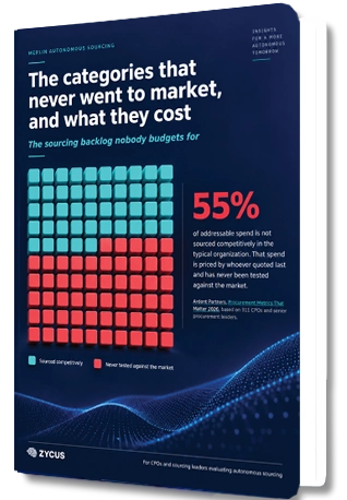 Why 55% of Addressable Spend Never Gets Competed | Ebook