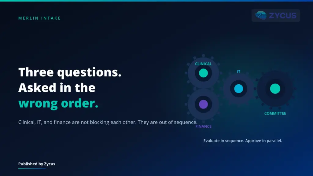 How do you align IT, clinical, and finance on a healthcare RFP?